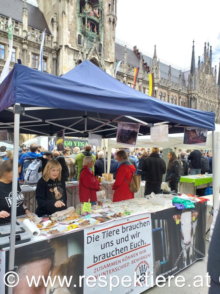 Vegane Wiesn - RespekTiere Internationl-Zelt!